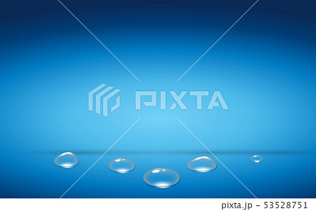 water drops in the blue room	 53528751