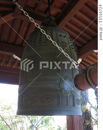 坂東市の西念寺にある鐘楼堂の梵鐘 53550724