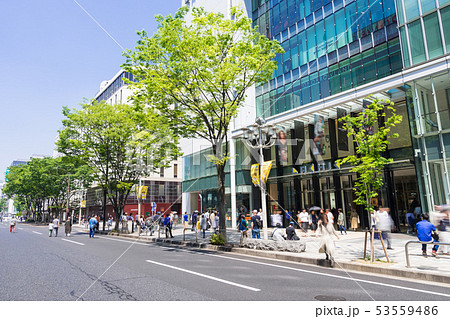 名古屋市　中区 栄　街並み　大津通　ラシック　名古屋三越　 南大津通歩行者天国  53559486