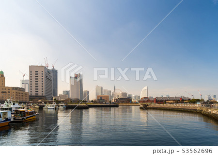 port in Yokohama bay, Japan port in Yokohama bay, Japan 53562696