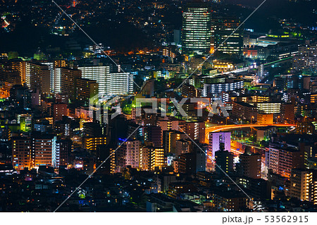 night view of Yokohama Cityscape, Japan night view of Yokohama Cityscape, Japan 53562915