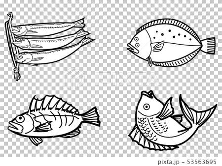 魚のピクトセット 53563695