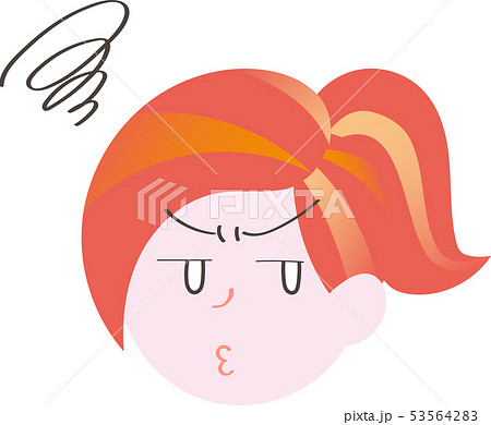 女性 顔 表情 女性 顔 表情 53564283