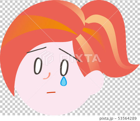 Female facial expression Female facial expression 53564289
