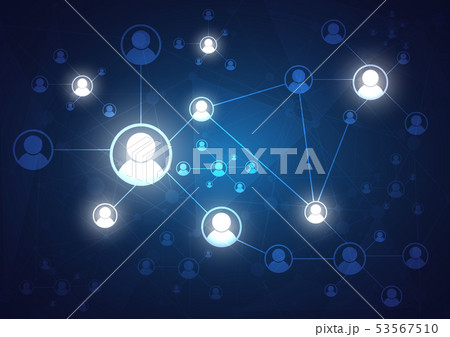 network connection abstract background 53567510