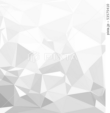 Gray White Polygonal Background  53575410