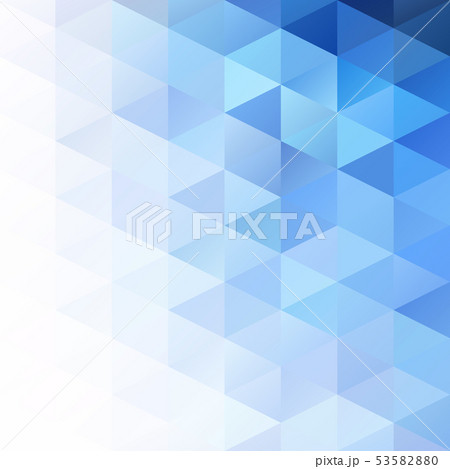 Blue Grid Mosaic Background  53582880