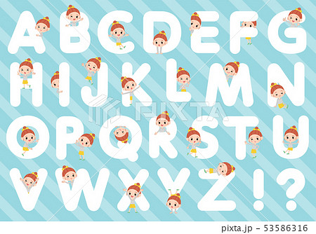 yellow clothing girl_A to Z yellow clothing girl_A to Z 53586316