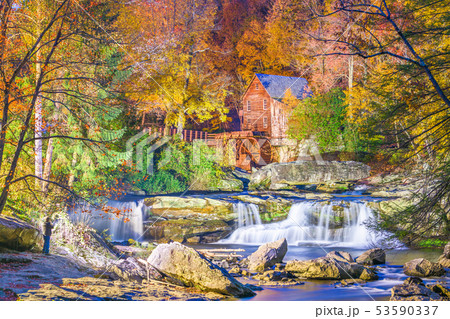 Babcock State Park, West Virginia, USA at Glade 53590337