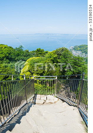 鋸山 地獄のぞきからの眺め (千葉県安房郡鋸南町) 2019年5月撮影 鋸山 地獄のぞきからの眺め (千葉県安房郡鋸南町) 2019年5月撮影 53590534
