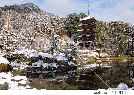 雪の五重塔 雪の五重塔 53591619