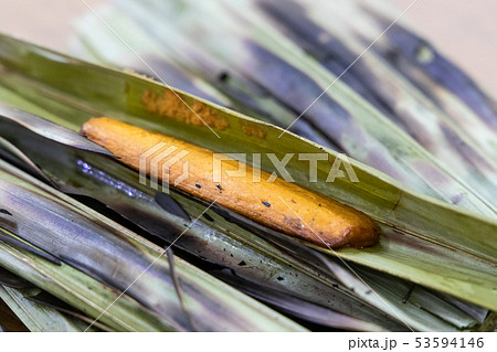Otak otak, food with fish wrapped in leaf 53594146