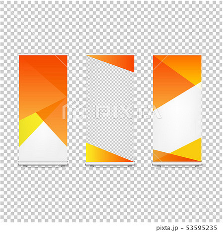 Roll Up Banners Set Isolated Transparent Roll Up Banners Set Isolated Transparent 53595235