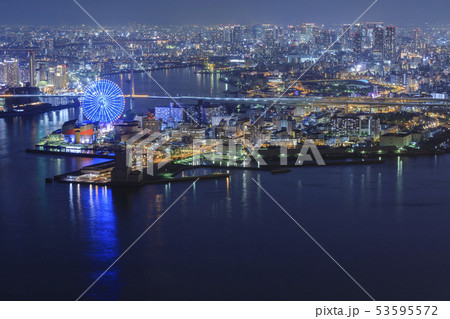 大阪・都市風景・海遊館・夜景 53595572