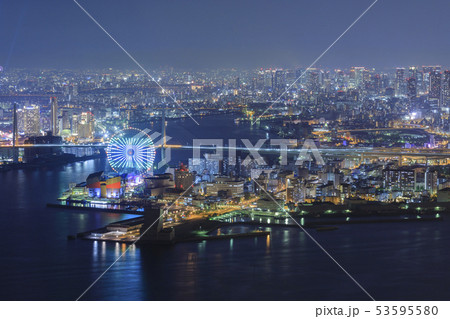 大阪・都市風景・海遊館・夜景 53595580