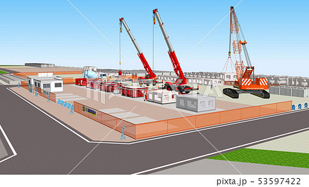 ブロック製作ヤード 53597422
