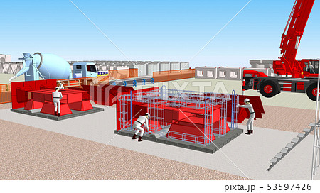 ブロック型枠・組立 ブロック型枠・組立 53597426