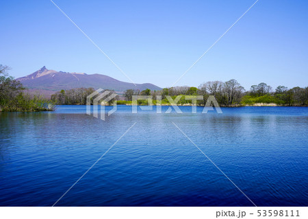 春の大沼国定公園　駒ヶ岳 53598111