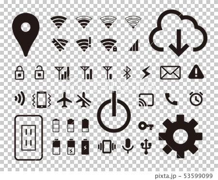 Network Simple Pictogram 53599099