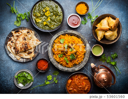 Authentic Indian dishes and snacks 53601560
