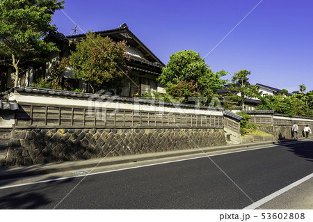 島根県松江市 松江城周辺 塩見縄手の写真素材