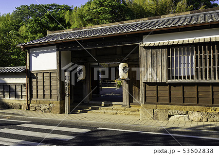 島根県松江市 松江城周辺 塩見縄手 武家屋敷の写真素材