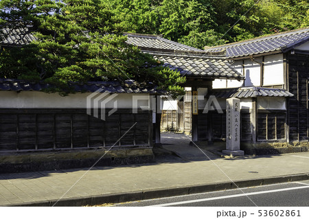 島根県松江市 松江城周辺 塩見縄手 小泉八雲旧居の写真素材