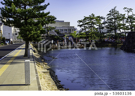 島根県松江市 松江城 ぐるっと松江 堀川めぐり 大手前広場乗船場 島根県松江市 松江城 ぐるっと松江 堀川めぐり 大手前広場乗船場 53603136