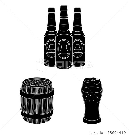 Vector design of minimal and pint sign. Set of minimal and craft vector icon for stock. Vector design of minimal and pint sign. Set of minimal and craft vector icon for stock. 53604419