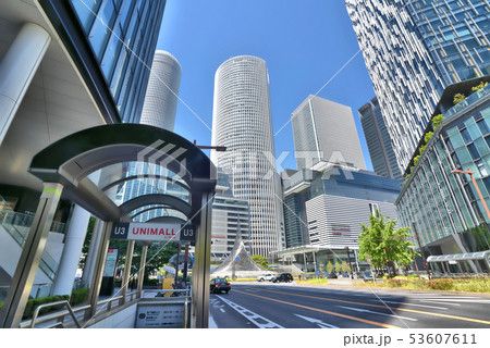 名古屋駅前・都市風景 53607611
