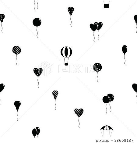 balloon seamless pattern background icon. 53608137