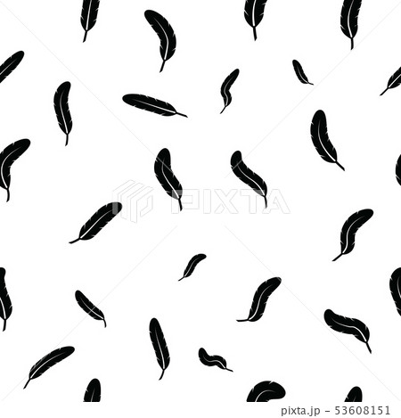 feather seamless pattern background icon. 53608151