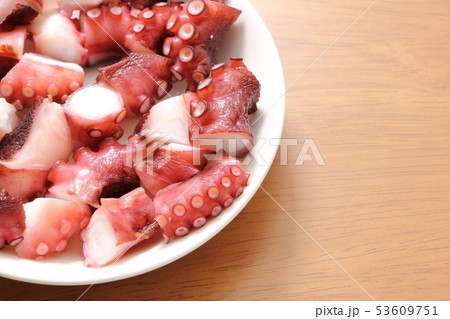 タコ(ゆでだこ)のぶつ切り。 53609751