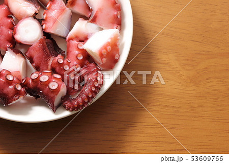 タコ(ゆでだこ)のぶつ切り。 53609766