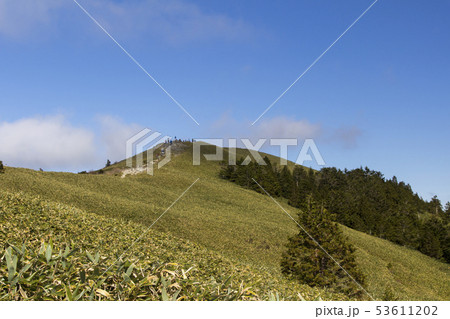 紅葉の富士見台高原 岐阜県中津川市 長野県阿智村の写真素材