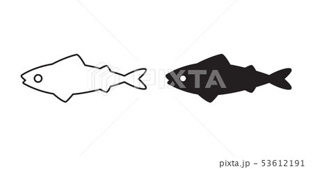 fish vector salmon icon tuna symbol cartoon  53612191