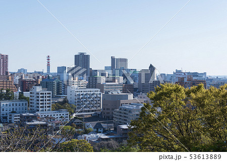 仙台　街並み　ビル　マンション　杜の都 53613889