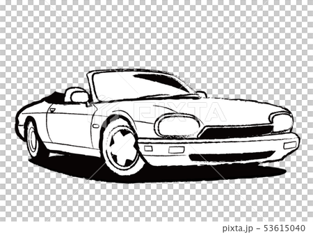 British Open coloring style car illustration British Open coloring style car illustration 53615040