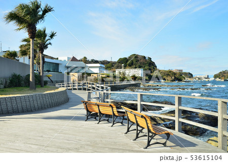 観音崎ボードウォーク　神奈川県横須賀市走水の風景 53615104
