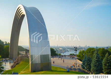 People's Friendship Arch Skyline Kiev People's Friendship Arch Skyline Kiev 53615554