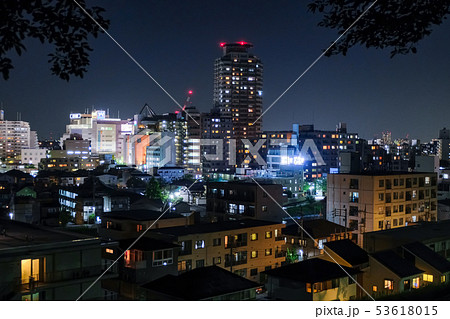聖蹟桜ヶ丘 夜景 いろは坂桜公園から 聖蹟桜ヶ丘 夜景 いろは坂桜公園から 53618015