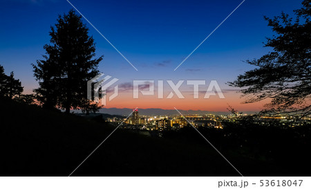 多摩市 都立桜ヶ丘公園 ゆうひの丘 夜景 53618047