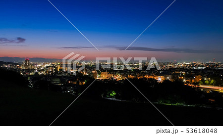 多摩市 都立桜ヶ丘公園 ゆうひの丘 夜景 53618048