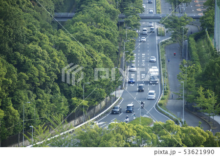 3車線道路 横  53621990