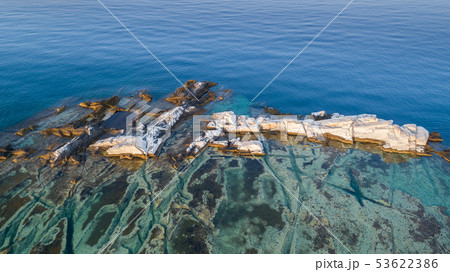 the old marble quarry in Aliki, Greece the old marble quarry in Aliki, Greece 53622386