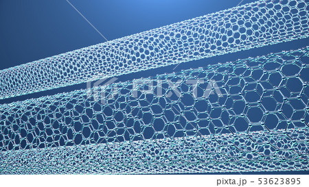 3d Illustration structure of the graphene tube, abstract nanotechnology hexagonal geometric form 3d Illustration structure of the graphene tube, abstract nanotechnology hexagonal geometric form 53623895