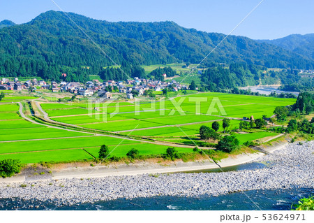 夏の農村風景 （７月） 53624971