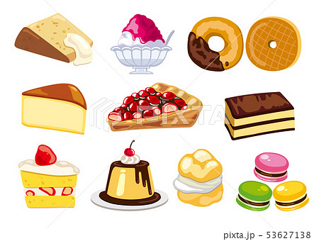 Sweets Variety Stock Illustration