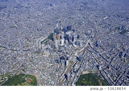 新宿周辺広域/空撮 新宿周辺広域/空撮 53628654