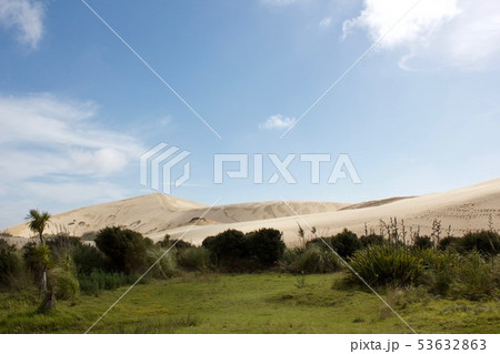 砂丘　ニュージーランド  Giant Sand Dunes in NewZealand 53632863
